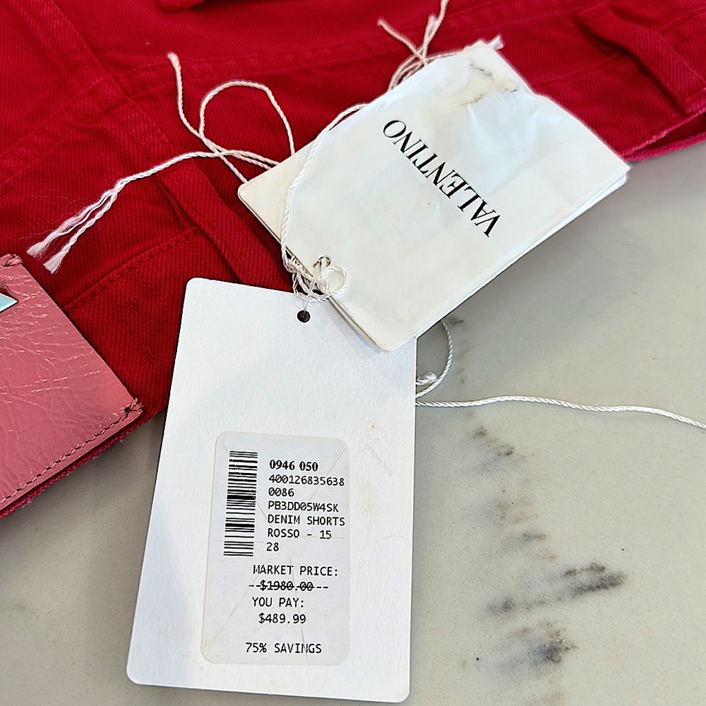 Valentino Denim Shorts - Picture 7 of 12